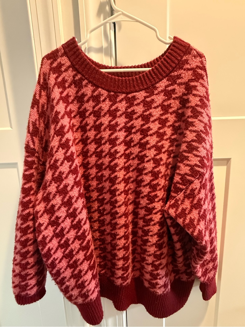 Ava & Viv Houndstooth Sweater 3X